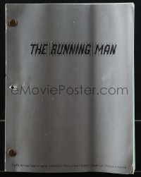 4m0088 RUNNING MAN revised final draft script September 29, 1986, screenplay by Steven E. de Souza!