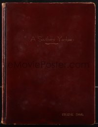 4m0007 SOUTHERN YANKEE hardcover signed revised draft script January 13, 1948, by TWENTY FOUR people!