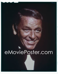 4m0224 FRANK SINATRA 4x5 transparency 1970s great close up of the legendary singer in tuxedo!