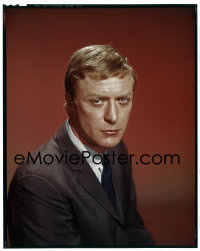 4m0184 MICHAEL CAINE 8x10 transparency 1966 head & shoulders portrait of the English leading man!