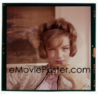 4m0273 ROMY SCHNEIDER camera original 2.25x2.25 transparency 1960s portrait of the Austrian actress!
