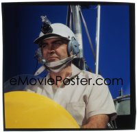 4m0277 YOU ONLY LIVE TWICE group of 2 2.25x2.25 transparencies 1967 both Sean Connery in gyrocopter!