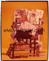 4m0207 YVETTE MIMIEUX group of 4 8x10 transparencies 1960s portraits of the beautiful blonde actress!