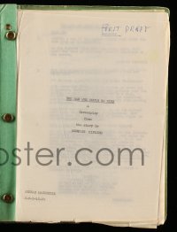 4m0064 MAN WHO WOULD BE KING script 1959 screenplay by Aeneas MacKenzie, 1st draft, for Clark Gable!