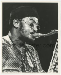 4p1183 ARCHIE SHEPP 8.25x10 still 1970s c/u of the legendary jazz saxophonist by Raymond Ross!
