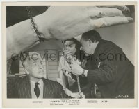 4p1185 ATTACK OF THE 50 FT WOMAN 8x10.25 still 1958 Roy Gordon, Otto Waldis & woman under huge hand!