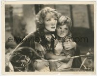 4p1195 BLONDE VENUS 7.75x10 still 1932 best close up of Marlene Dietrich holding young Dickie Moore!