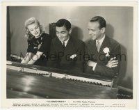 4p1212 CAREFREE candid 8x10 still 1938 Ginger Rogers & Fred Astaire with Irving Berlin at piano!