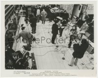 4p1297 LET IT BE 8x10.25 still 1970 Beatles, crew filming John, Paul, Ringo & George jam in studio!