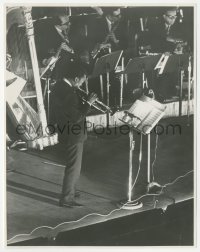4p1319 MILES DAVIS 6.5x8.5 still 1961 the legendary musician playing his trumpet at Carnegie Hall!