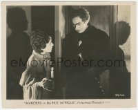 4p1325 MURDERS IN THE RUE MORGUE 8.25x10 still 1932 crazed Bela Lugosi leering at scared Sidney Fox!