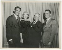 4p1335 NORTH BY NORTHWEST candid 8.25x10 still 1959 Alfred Hitchcock, Cary Grant, Mason & Saint!