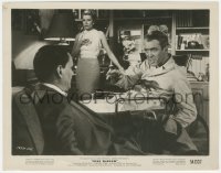 4p1357 REAR WINDOW 8x10.25 still 1954 Grace Kelly watches angry James Stewart talk to Wendell Corey!