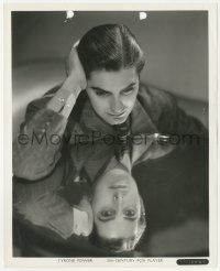 4p1407 TYRONE POWER JR. 8x10 still 1930s great young portrait looking into mirror by Frank Powolny!