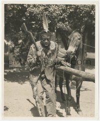 4p1411 WEST OF THE ROCKIES 8.25x10 still 1941 Willie Best as Native American Indian by Mac Julian!