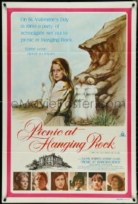 4p0313 PICNIC AT HANGING ROCK Aust 1sh 1975 Peter Weir classic about vanishing schoolgirls!