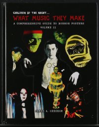 4p0116 CHILDREN OF THE NIGHT: WHAT MUSIC THEY MAKE hardcover book 2018 guide to horror posters!