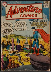 4p0222 ADVENTURE COMICS #232 comic book January 1957 art by Curt Swan, Kaye, Sikela, Fradon & Papp!