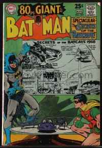 4p0227 BATMAN #203 comic book August 1968 80-Page Giant issue, cover art by Neal Adams!