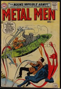 4p0263 METAL MEN #3 comic book September 1963 art by Ross Andru & Mike Esposito!