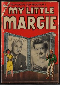 4p0264 MY LITTLE MARGIE #1 comic book July 1954 Gale Storm & Charles Farrell cover, Chic Stone art!