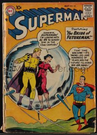 4p0275 SUPERMAN #121 comic book May 1958 Lois Lane becomes The Bride of Futureman in 22nd century!
