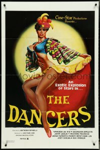 4p0690 DANCERS 1sh 1981 Georgina Spelvin, John Leslie, art of super sexy Vanessa del Rio by Collom!