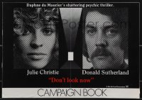 4p0219 DON'T LOOK NOW English pressbook 1974 Julie Christie, Donald Sutherland, Nicolas Roeg, rare!