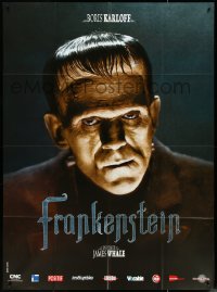 4p0066 FRANKENSTEIN French 1p R2008 wonderful close up of Boris Karloff as the monster!