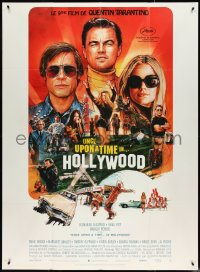 4p0071 ONCE UPON A TIME IN HOLLYWOOD French 1p 2019 Pitt, DiCaprio and Robbie by Chorney, Tarantino!