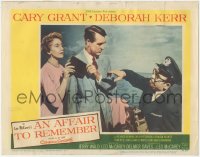 4p0450 AFFAIR TO REMEMBER LC #7 1957 Cary Grant & Deborah Kerr take negative from photographer!