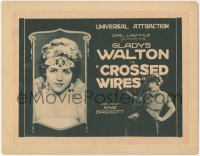 4p0378 CROSSED WIRES TC 1923 phone operator Gladys Walton pretends to be rich, King Baggot, rare!