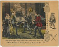 4p0471 DOROTHY VERNON OF HADDON HALL LC 1924 scared Mary Pickford by three men in duel to the death!