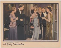4p0505 LADY SURRENDERS LC 1930 Vivian Oakland, Pangborn & more in dresses & tuxedos w/ drinks, rare!