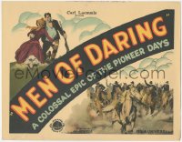 4p0406 MEN OF DARING TC 1927 epic of the pioneer days, western cowboy Jack Hoxie, ultra rare!