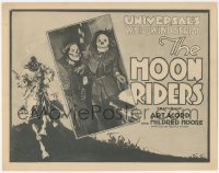 4p0520 MOON RIDERS LC 1920 skull face guys, Ku Klux Klan-like rider, Universal whirlwind serial!