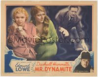 4p0522 MR DYNAMITE LC 1935 Dashiell Hammett's successor to The Thin Man, Edmund Lowe, ultra rare!