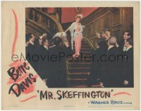4p0523 MR. SKEFFINGTON LC 1944 lovely Bette Davis is toasted as she walks down the stairs!