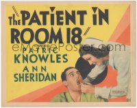 4p0410 PATIENT IN ROOM 18 Other Company TC 1938 sexy nurse Ann Sheridan & Patric Knowles, ultra rare!