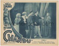 4p0537 RETURN OF CHANDU chapter 2 LC 1934 Bela Lugosi shocked by mummy, The House on the Hill!