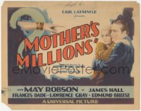 4p0420 SHE-WOLF TC 1931 May Robson, James Hall, Frances Dade, Mother's Millions, very rare!