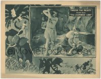 4p0549 TARZAN THE MIGHTY chapter 7 LC 1928 Frank Merrill ambushed in The Leopard's Lair, rare!