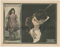 4p0558 TOP O' THE MORNING LC 1922 romantic c/u of Irish Gladys Walton kissing Harry Myers, rare!
