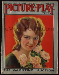4p0161 PICTURE PLAY magazine April 1927 great cover art of beautiful Janet Gaynor by Modest Stein!
