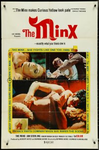4p0825 MINX 1sh 1971 sexy voyeur Jan Sterling, she's exactly what you think she is!