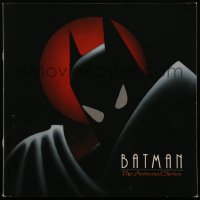 4p0008 BATMAN: THE ANIMATED SERIES 13x13 promo portfolio 1991 pop-ups & 17 character info sheets!
