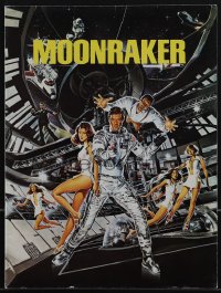 4p0187 MOONRAKER Australian souvenir program book 1979 Roger Moore as James Bond, Lois Chiles