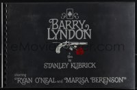 4p0122 BARRY LYNDON spiral-bound promo book 1975 Stanley Kubrick, Ryan O'Neal, very rare!