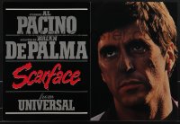 4p0012 SCARFACE promo brochure 1983 Al Pacino as Tony Montana, Brian De Palma, Oliver Stone