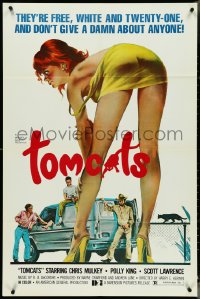 4p0953 TOMCATS 1sh 1977 classic super sexy artwork, they don't give a damn about anyone!
